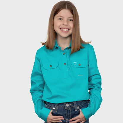 Just Country Girls Kenzie Shirt - Turquoise