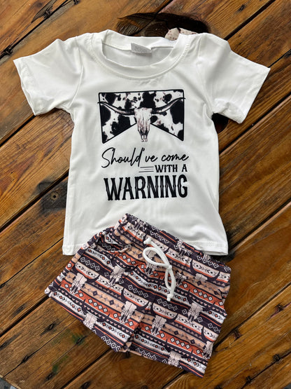 'Should've Come With A Warning' Tee