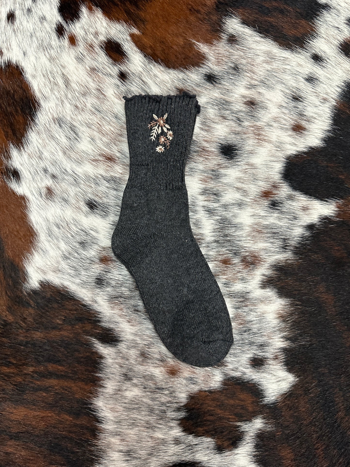 Floral Crew Socks