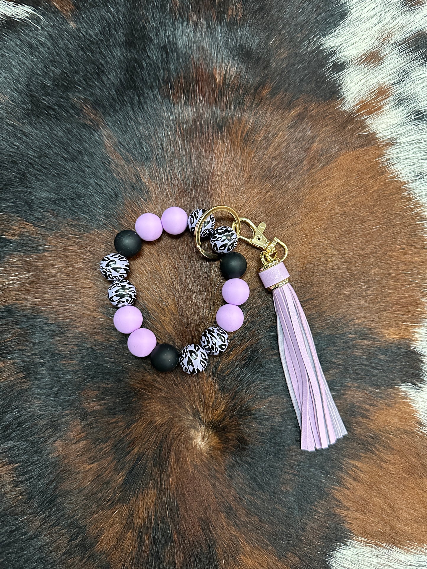 Tassel & Beaded Bracelet Keychain