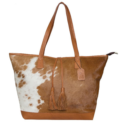 'Portugal' Shopper Cowhide Tote