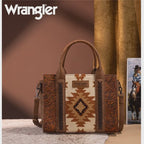 Wrangler Aztec Tooled Crossbody Bag