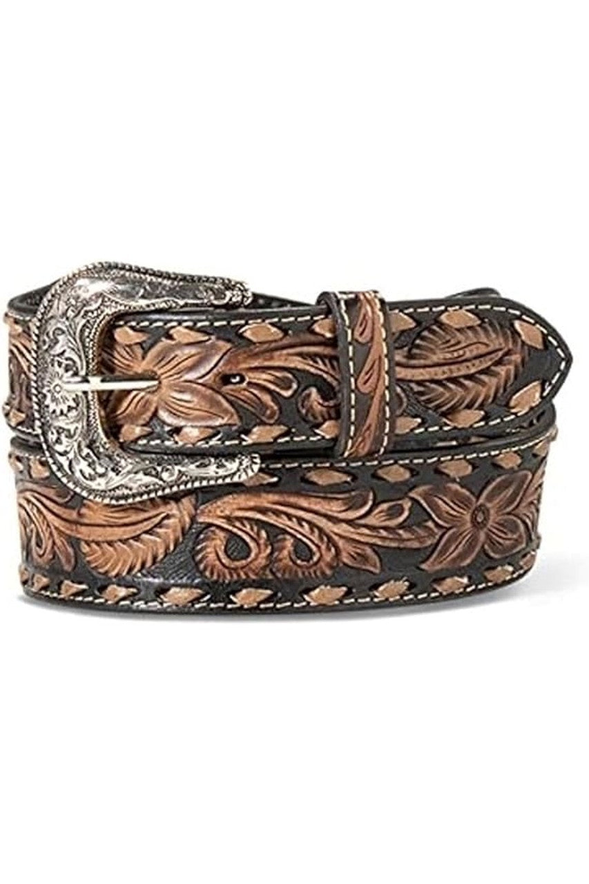 Ariat Belt - Hand Tooled Floral