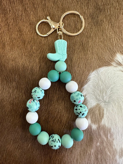 Beaded Bracelet Keychain