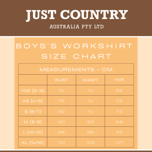 Just Country Boys Lachlan Work Shirt - Navy