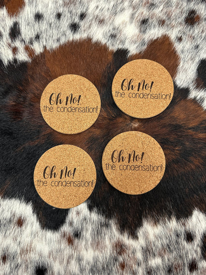 Cork Coasters - Set of 4