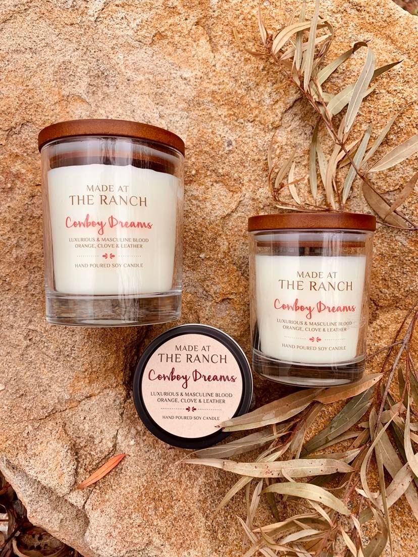 Large 'Made at the Ranch' Candles