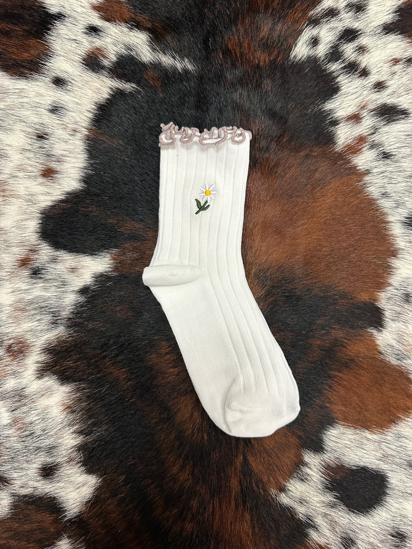 Daisy Crew Socks