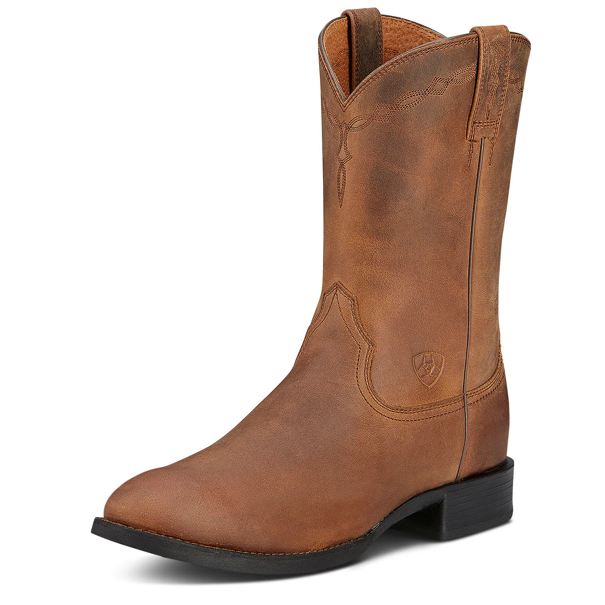 Ariat Mens Heritage Roper - Distressed Brown