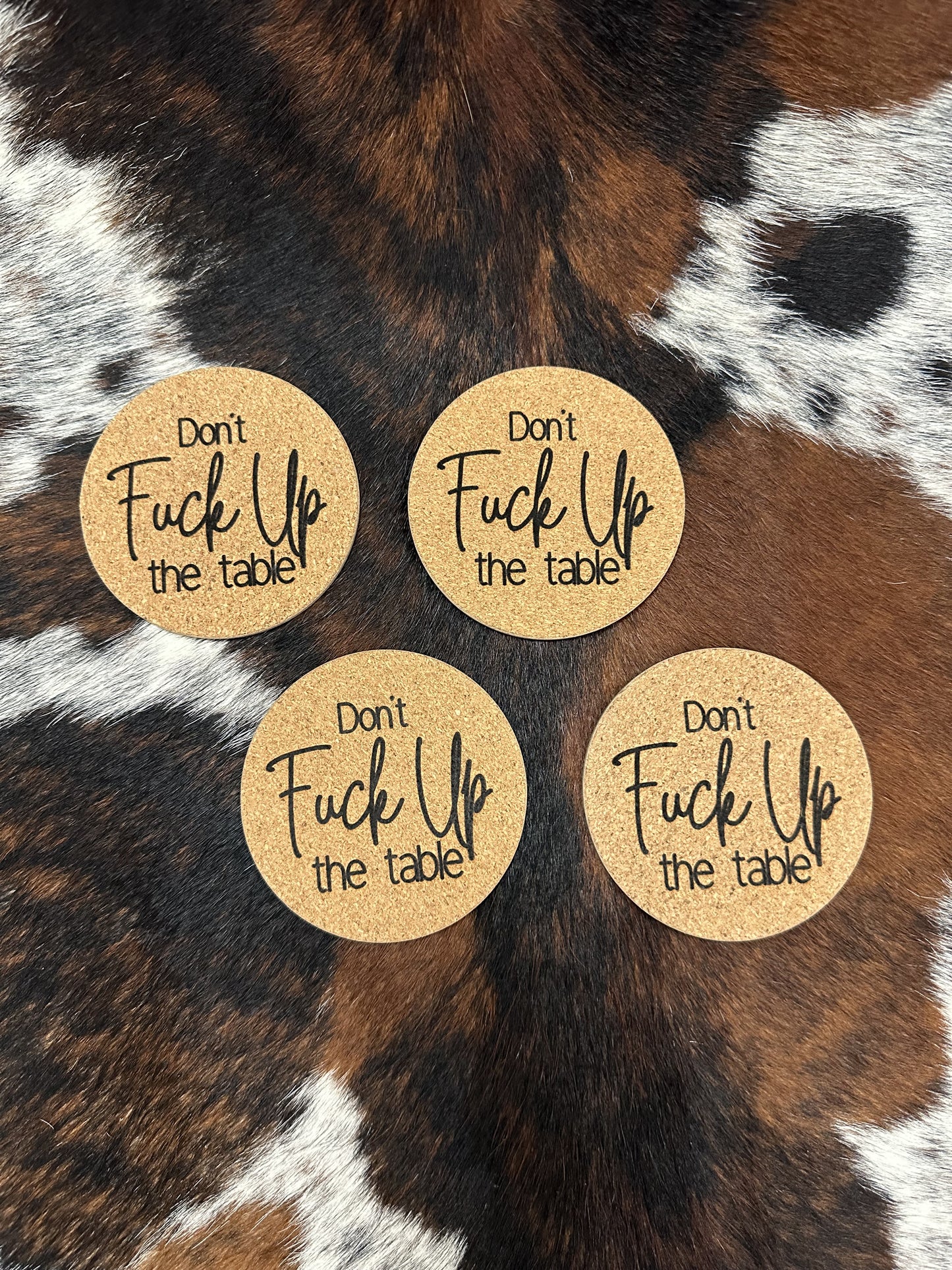 Cork Coasters - Set of 4