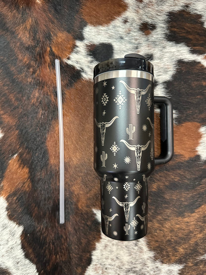 40oz Tumbler - Western