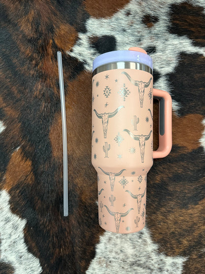 40oz Tumbler - Western