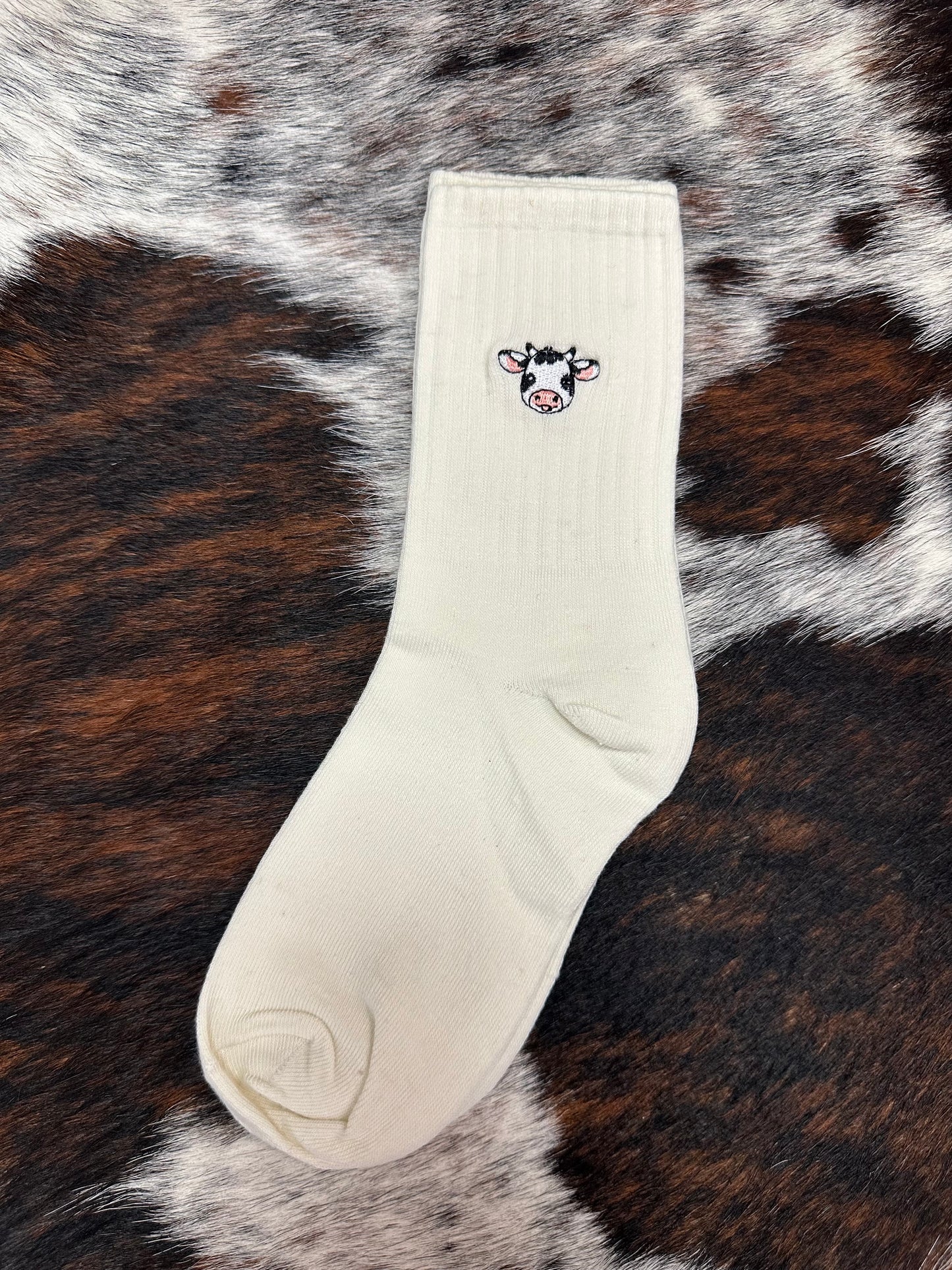 Cow Crew Socks