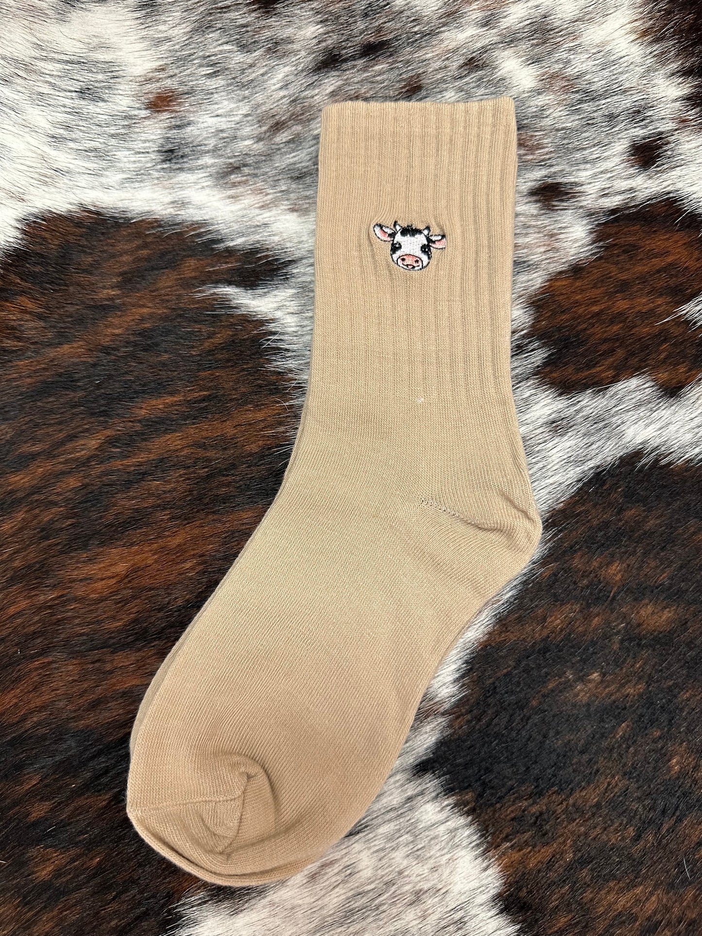 Cow Crew Socks