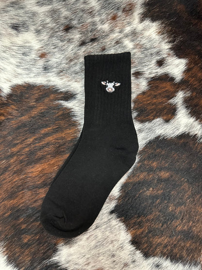 Cow Crew Socks