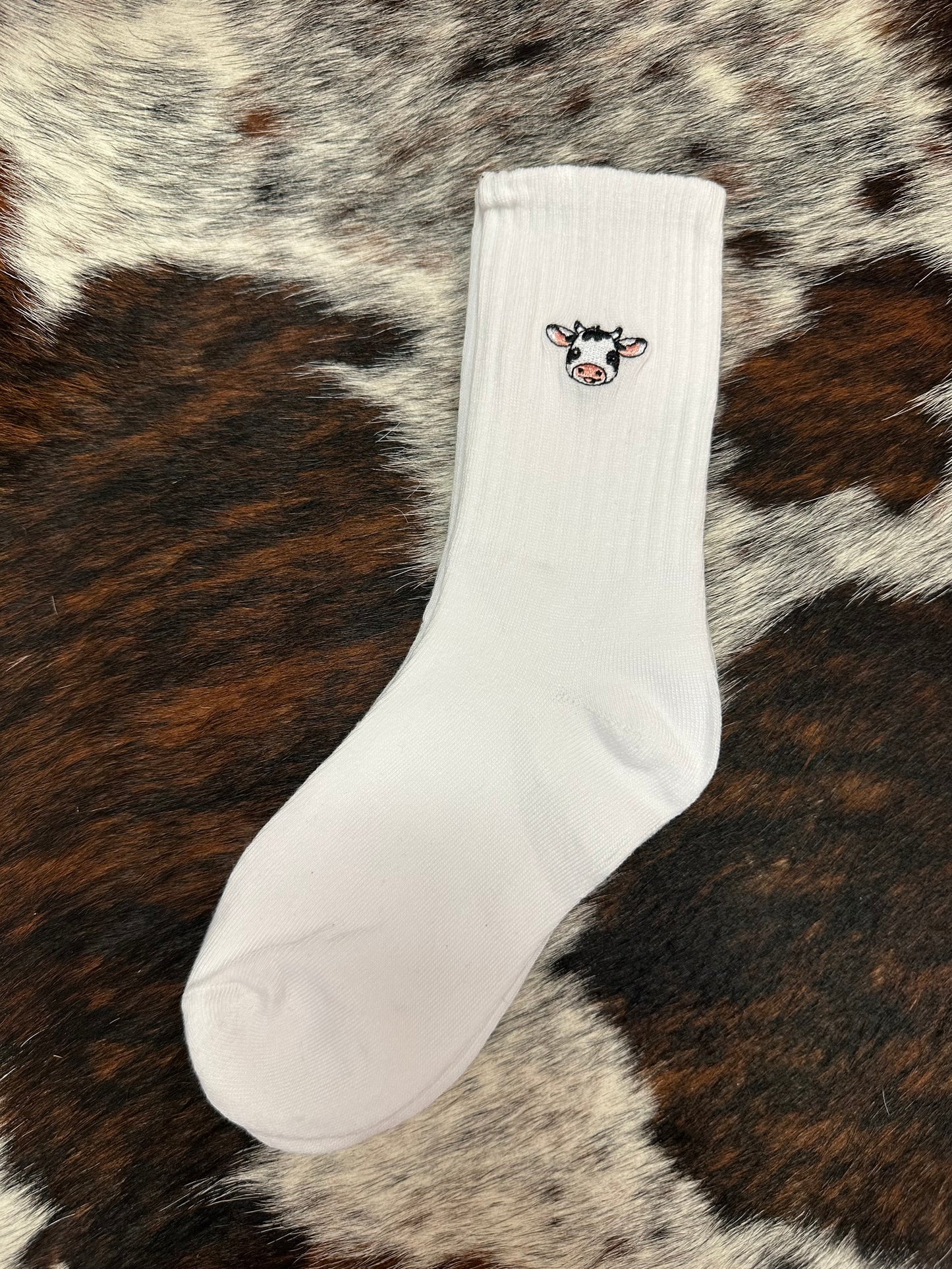 Cow Crew Socks