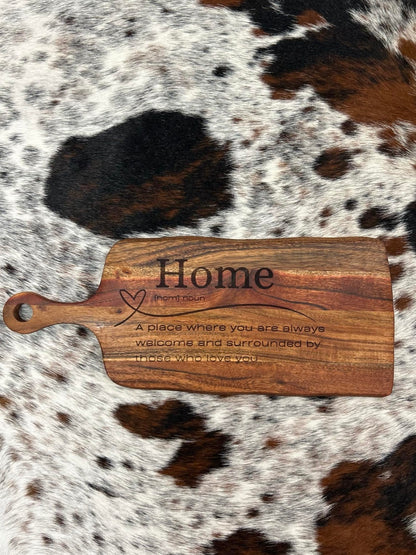 Natural Edge Paddle Serving Board