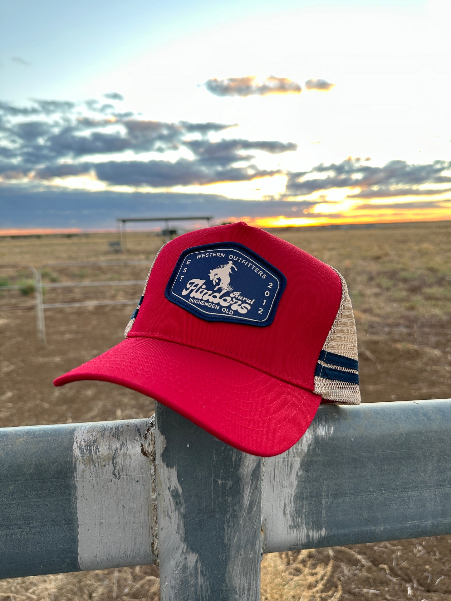 Flinders Rural Trucker Cap - Red