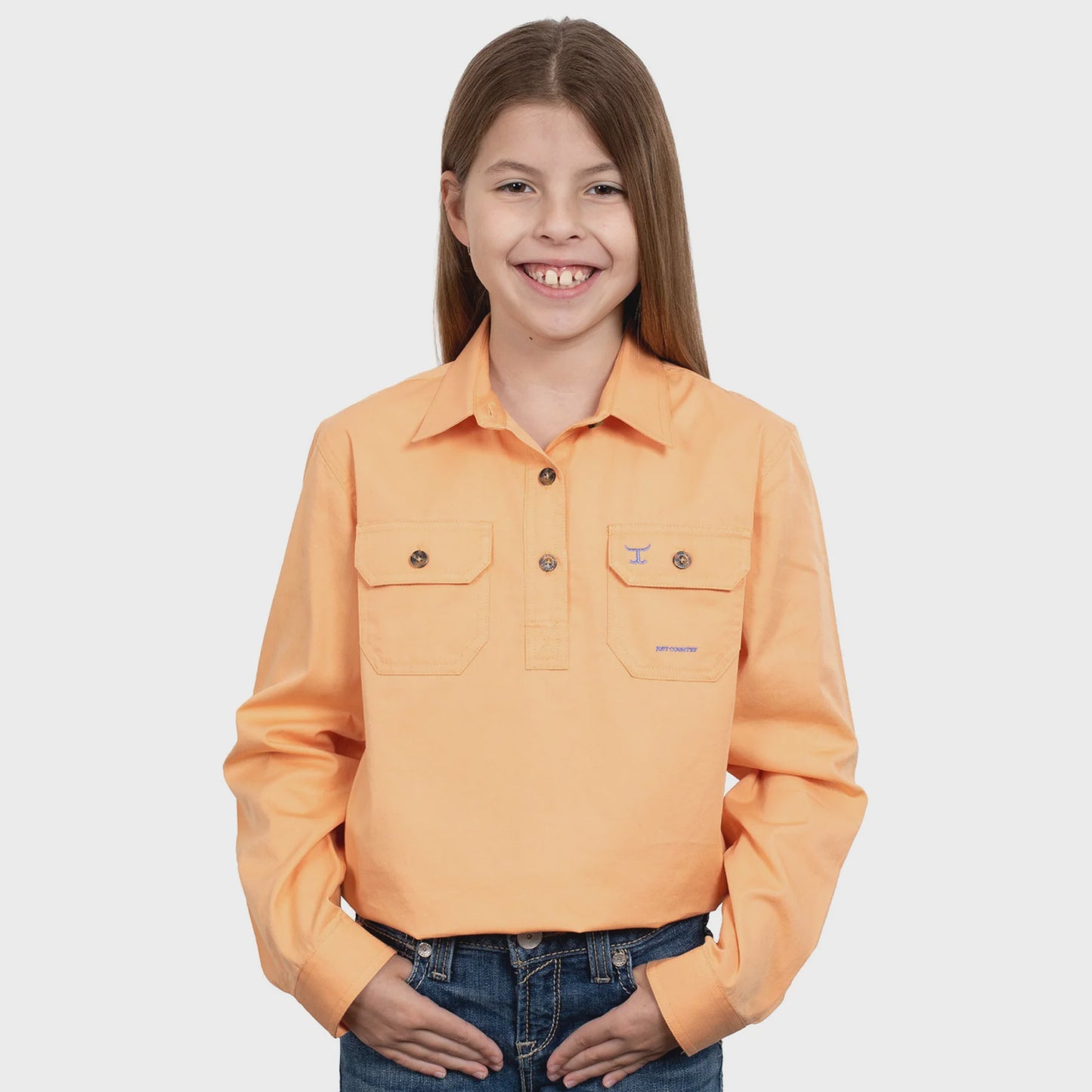 Just Country Girls Kenzie Shirt - Peach