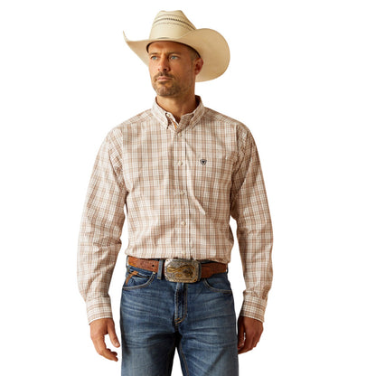 Ariat Men's Pro Series Jase Classic Fit Shirt - Light Brown