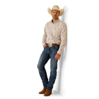 Ariat Men's Pro Series Jase Classic Fit Shirt - Light Brown