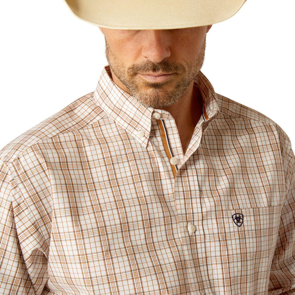 Ariat Men's Pro Series Jase Classic Fit Shirt - Light Brown