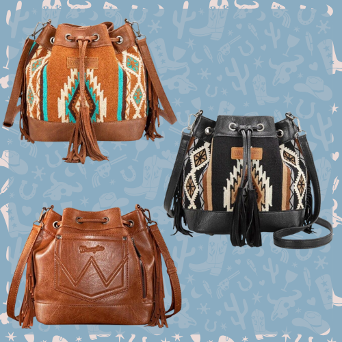 Wrangler Maya Aztec Bucket Bag