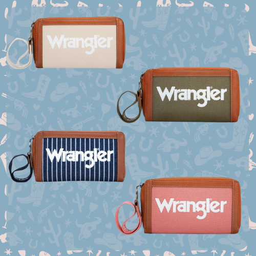 Wrangler Canvas Iconic Logo Wallet