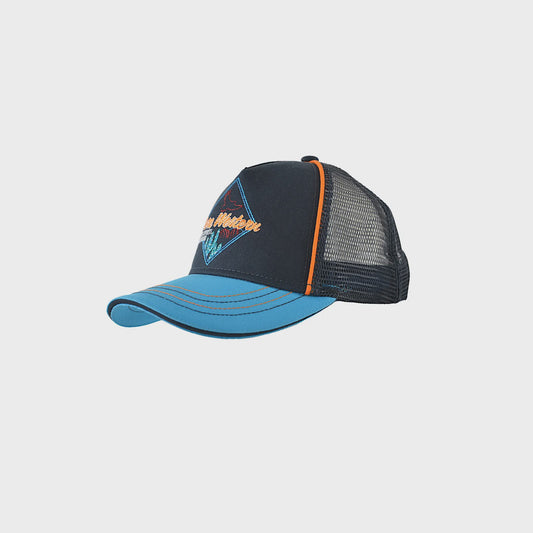 Pure Western Kid's Clarke Trucker Cap - Navy