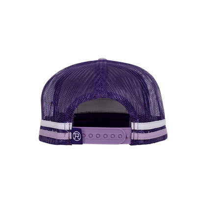 Roper Trucker Cap - Leather Patch Violet