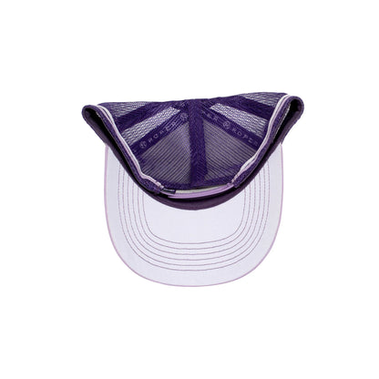 Roper Trucker Cap - Leather Patch Violet