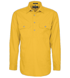 Pilbara Men's Closed Front Work Shirt - RM200CF
