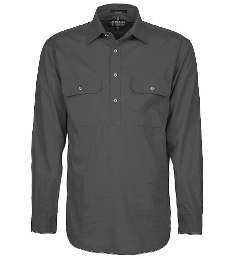 Pilbara Men's Closed Front Work Shirt - RM200CF