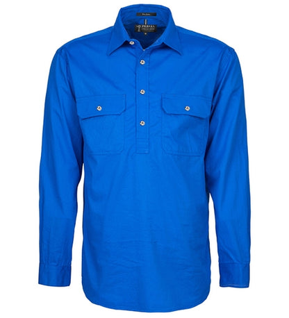 Pilbara Men's Closed Front Work Shirt - RM200CF