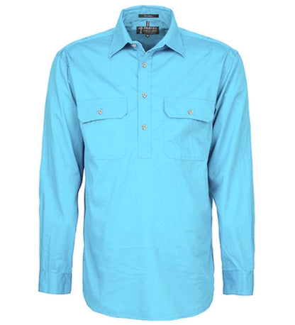 Pilbara Men's Closed Front Work Shirt - RM200CF