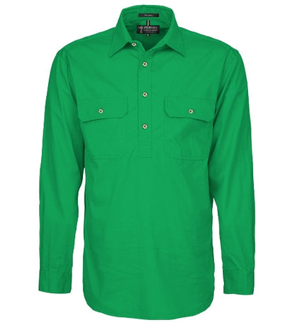 Pilbara Men's Closed Front Work Shirt - RM200CF