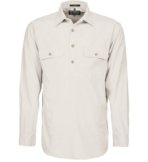 Pilbara Men's Closed Front Work Shirt - RM200CF