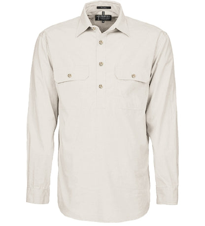 Pilbara Men's Closed Front Work Shirt - RM200CF