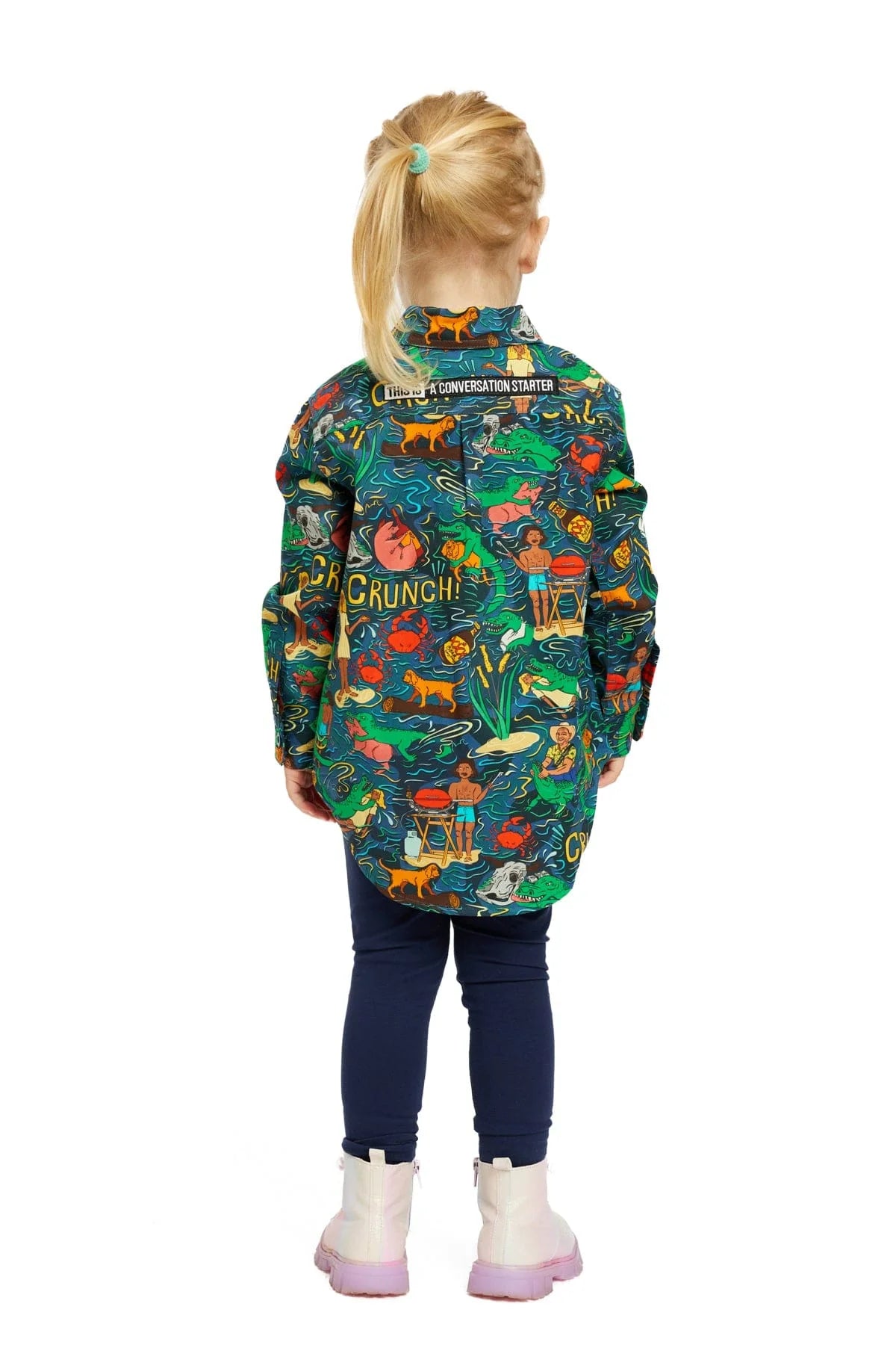 TradeMutt Kid's Full Button Work Shirt