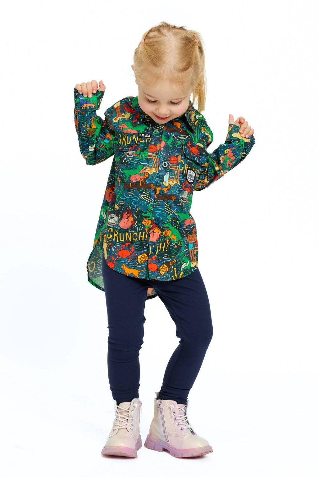 TradeMutt Kid's Full Button Work Shirt