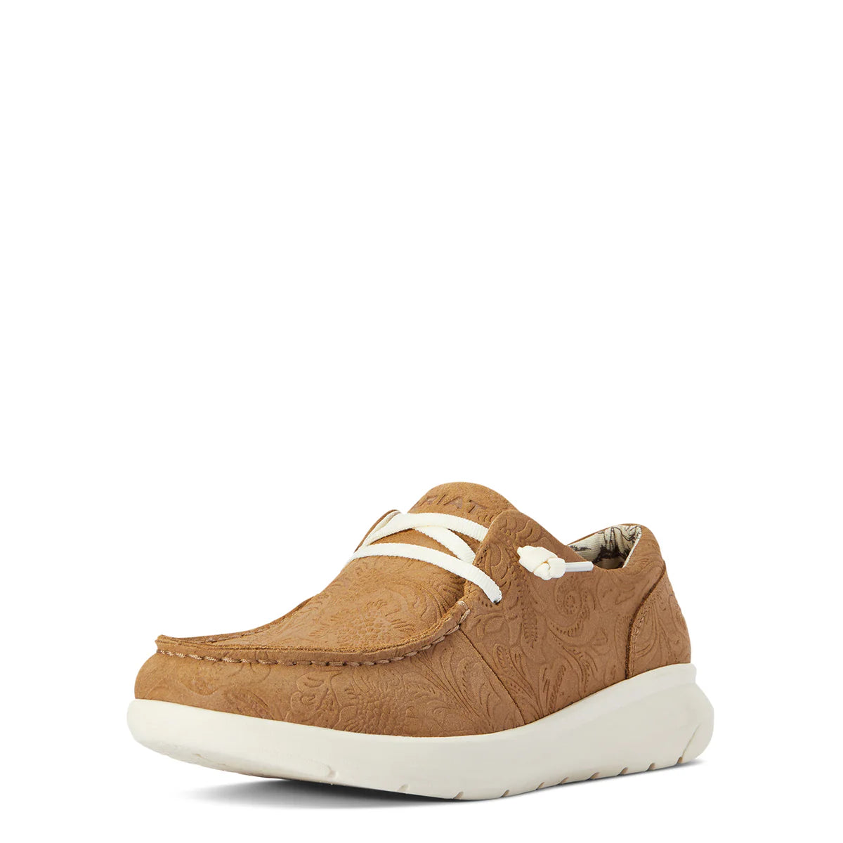 Women's Hilo - Tan Floral Emboss