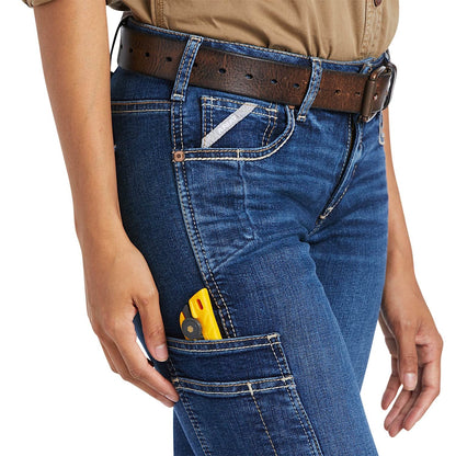 Ariat Womens Rebar Work Flex Perfect Rise Riveter Boot Cut - Atlanta