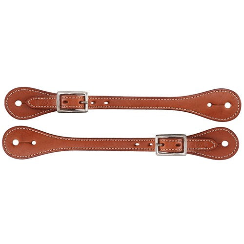 Fort Worth Western Spur Straps - Chestnut