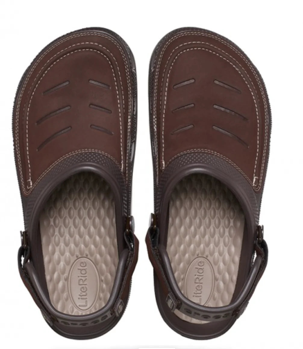 Crocs - Men's Yukon Classic Clog - Espresso/Mushroom