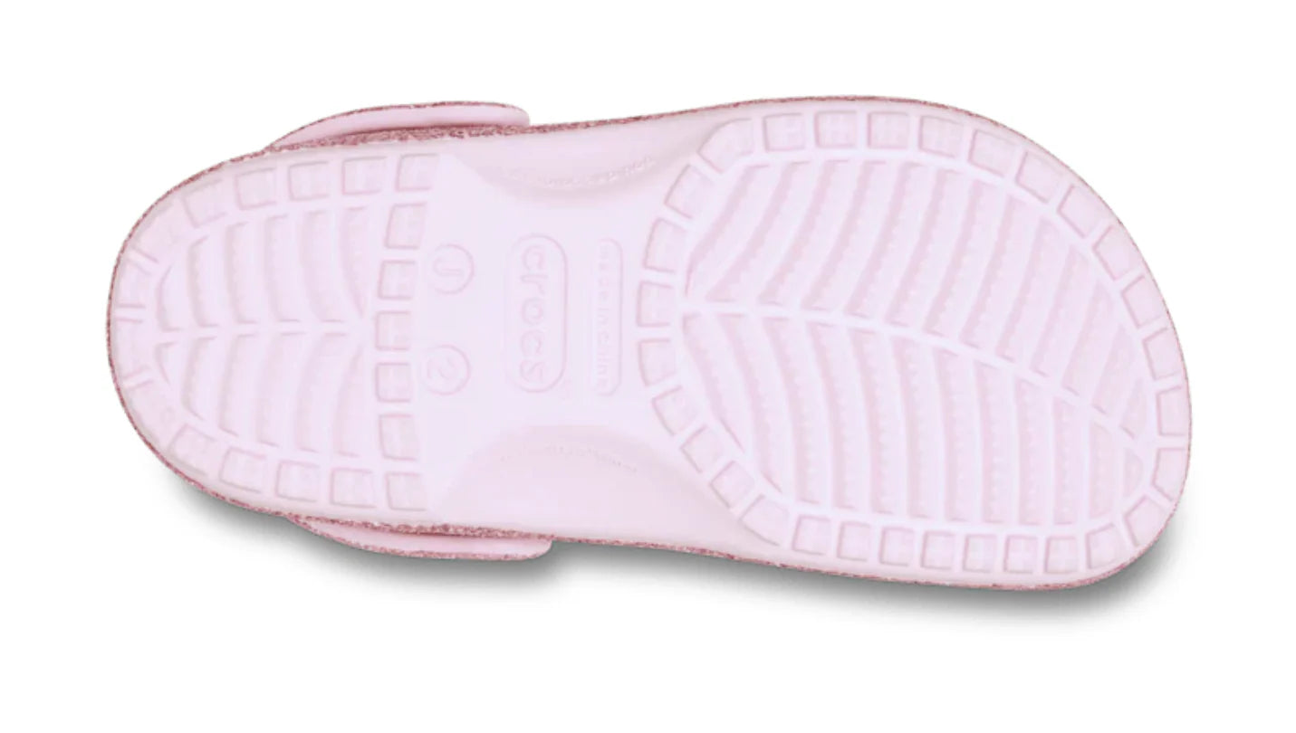Crocs - Kids Classic Clog - Chunky Glitter Pink Milk