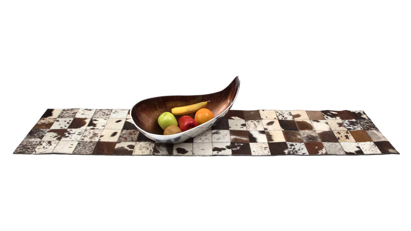 Natural Cowhide Table Runner