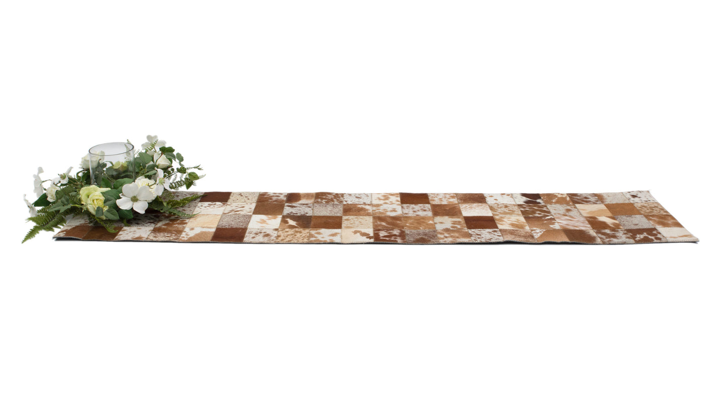 Natural Cowhide Table Runner