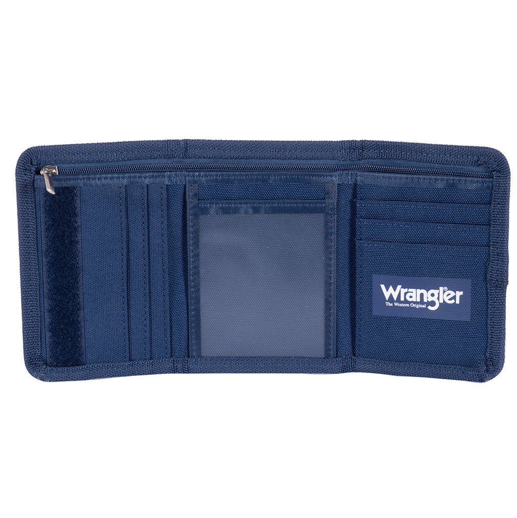 Wrangler Logo Wallet - Navy