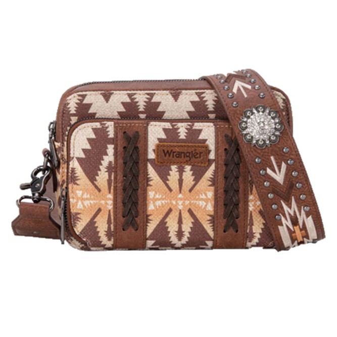 Wrangler Southwestern Crossbody Wallet Bag