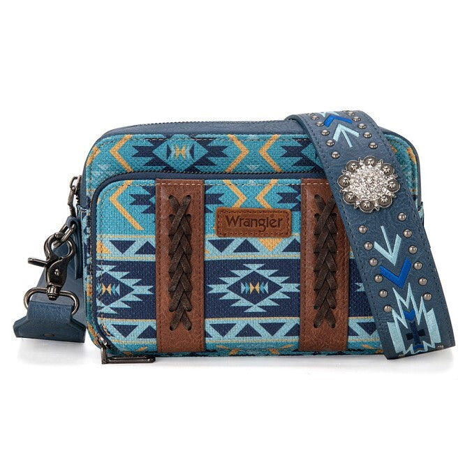 Wrangler Southwestern Crossbody Wallet Bag